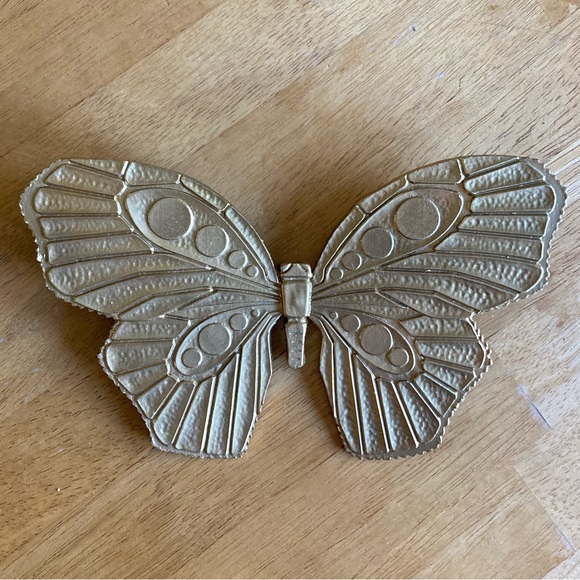 1968 Set of gold Butterfly wall hangings - Picture 7 of 12